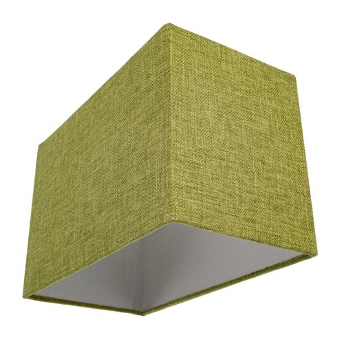 Happy Homewares 19cm H Linen Rectangle Lamp Shade ( Screw On